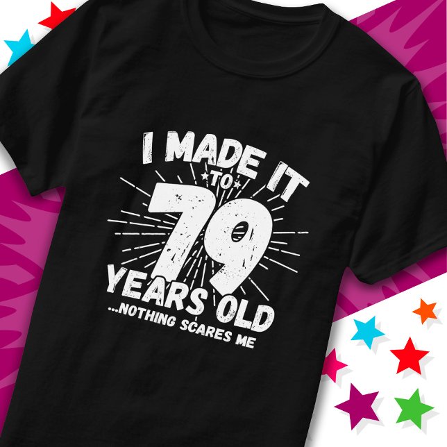 Camiseta Sarcastic Meme 79 Anos Engraçado 79 Aniversário (Criador carregado)