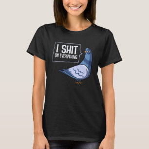 Camiseta Sarcastic Pigeon Cita Humor Animal