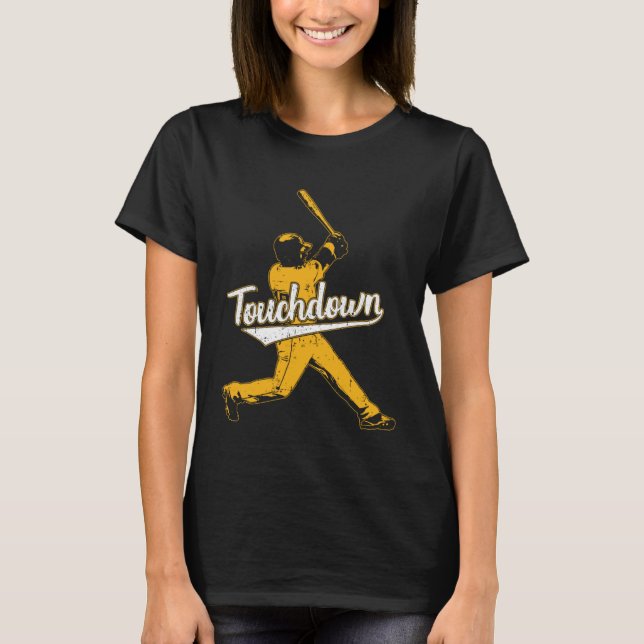 Camiseta Sarcastic Touchdown Baseball Football Sports (Frente)