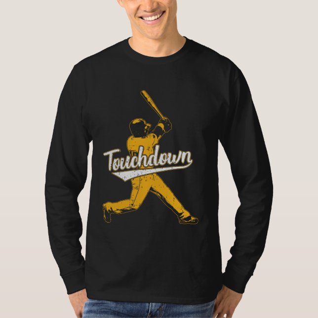 Camiseta Sarcastic Touchdown Baseball Football Sports (Frente)