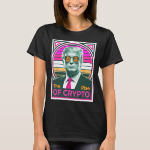 Camiseta Sarcastic Trump Elevação De Crypto Bitmoney King T