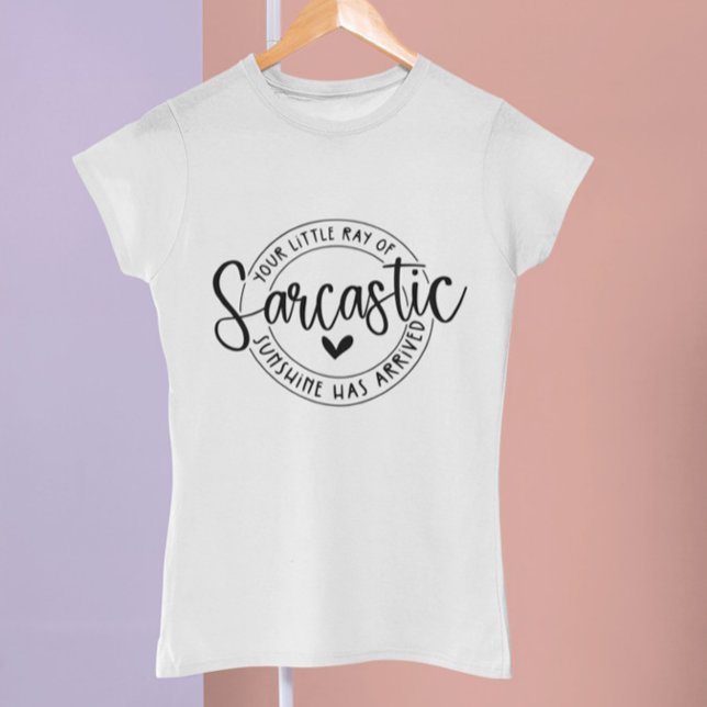 Camiseta Sarcástico engraçado (Criador carregado)