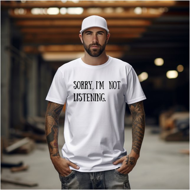 Camiseta Sarcástico engraçado diz fonte preta (Criador carregado)