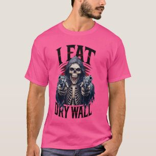 Camiseta Sarcástico Eu Comi Duro De Cringe De Drywall Esque