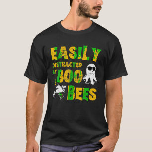 Camiseta Sarcástico facilmente distraído por Boo e Abelhas