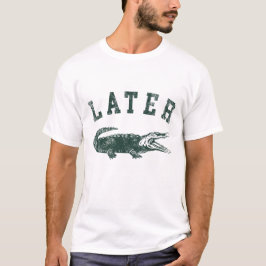 Camiseta Sarcástico Mais Tarde Mulheres Engraçadas Novidade