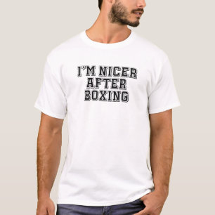 Camiseta Sarcástico, sou mais agradável depois de boxing
