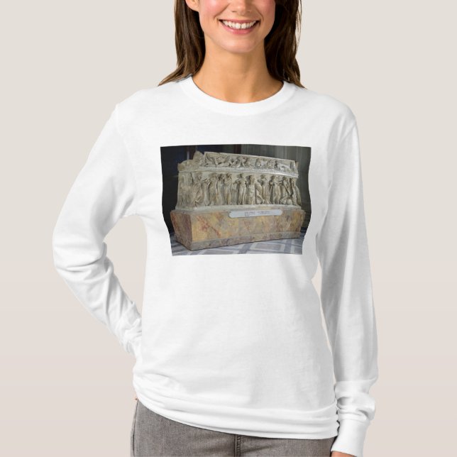 Camiseta Sarcófago com friso dos nove musas (Frente)