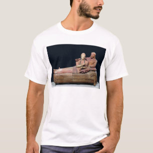 Camiseta Sarcófago de um casal, 525-500 BC