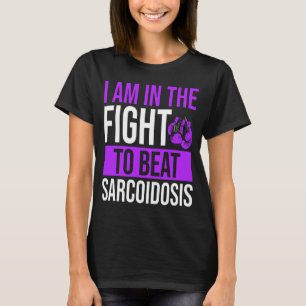 Camiseta Sarcoidose Sensibilização Guerreira da Doença d