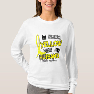 Camiseta Sarcoma EU VISTO o AMARELO PARA MEU MARIDO 37