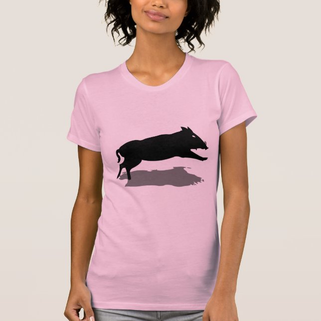 Camiseta Sardenha, Cinghiale - Javali selvagem (rapariga) (Frente)