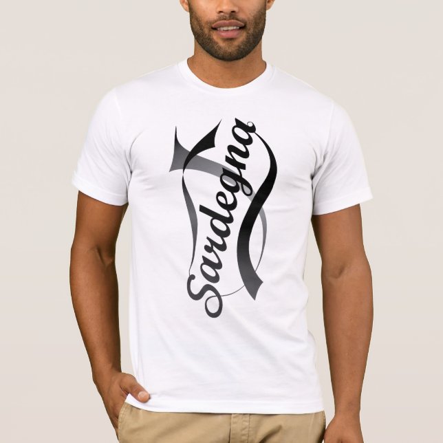 Camiseta Sardenha (esporte americano) (Frente)