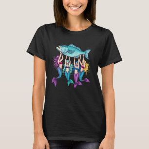 Camiseta Sardine Mermaid Fish Amalfi Ocean Themed Design Ar