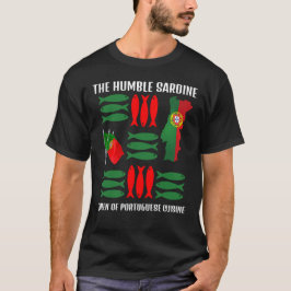 Camiseta SARDINE Rainha de Cuisine Portuguesa - Texto Perso