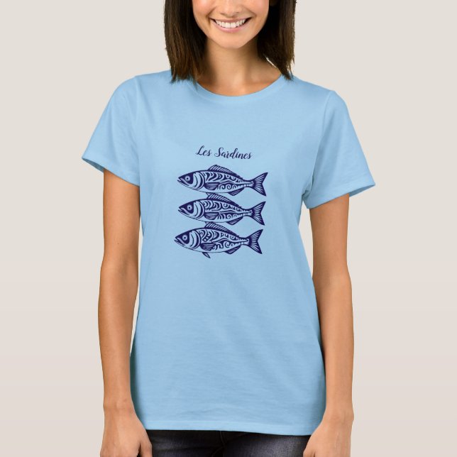 Camiseta Sardines-Blue Havaiano (Frente)