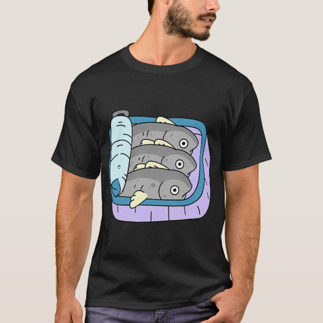 Camiseta sardinha em lata (Frente)