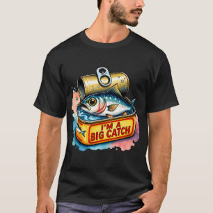 Camiseta Sardinha Enlatada Grande Captura Pun Peixe Pescado