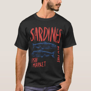 Camiseta Sardinha Mercado de Peixes do Novo Porto Desenho N