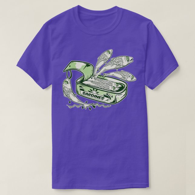 Camiseta Sardinhas (Frente do Design)