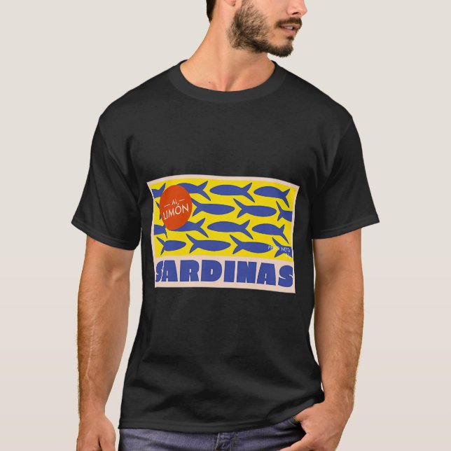Camiseta Sardinhas ao limão (Frente)