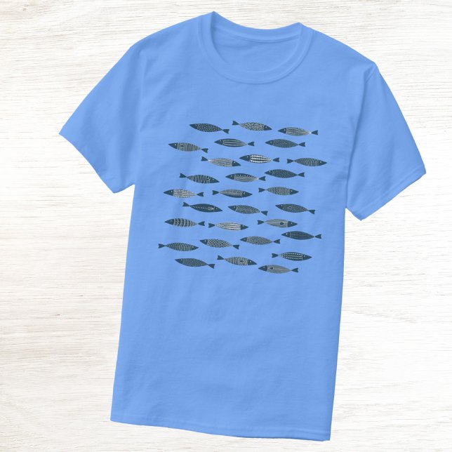 Camiseta Sardinhas Divertidas Peixe (Criador carregado)