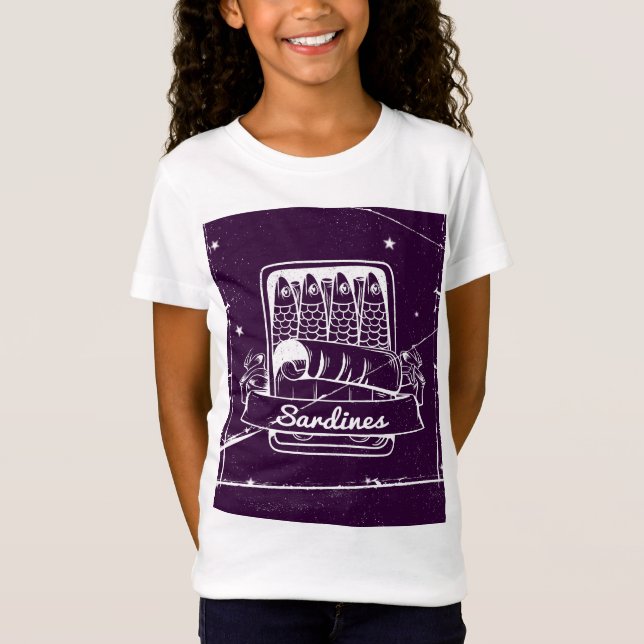 Camiseta Sardinhas em lata em estado de tensão (Frente)