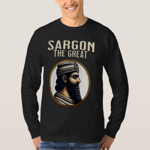 Camiseta Sargão da Antiga Mesopotâmia de Akkad Sargon