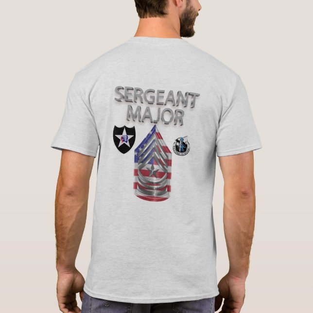 Camiseta Sargento da Divisão de Infantaria do segundo Major (Verso)