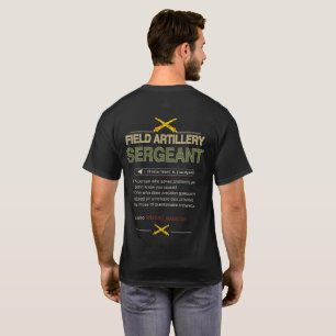 Camiseta Sargento de Artilharia de Campo Mago Feiticeiro