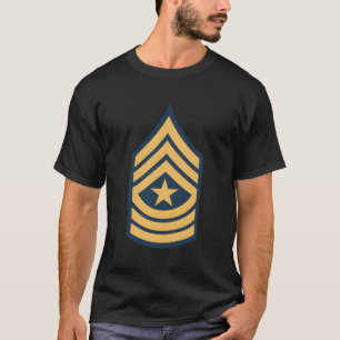 Camiseta Sargento do Exército Major E-9 Fileira Militar Sgm