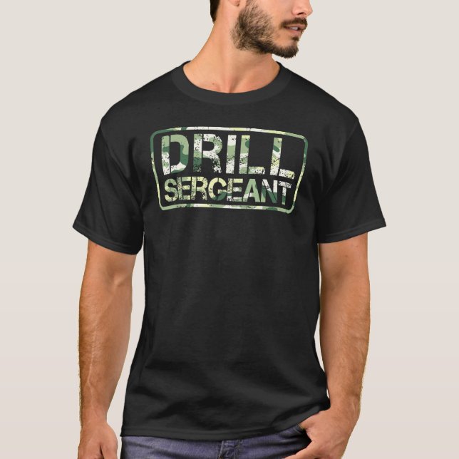 Camiseta Sargento Instrutor de uma Equipe de Treinamento ou (Frente)