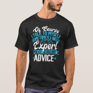Camiseta Sargento Roupa da Polícia - Melhor Sargento Engraç