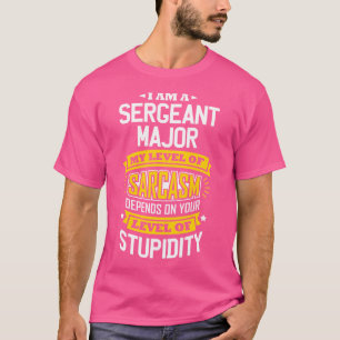 Camiseta Sargentos Maiores Ideia Engraçado Sarcasmo Piada S