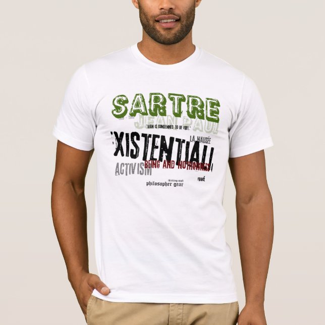 CAMISETA SARTRE (Frente)