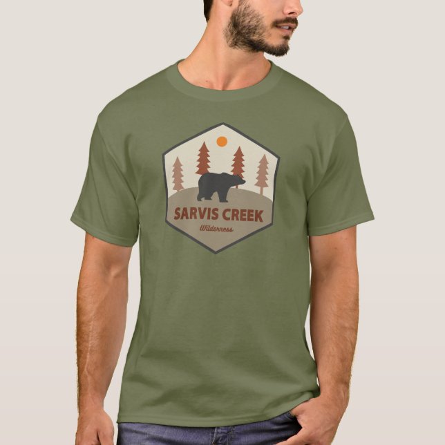 Camiseta Sarvis Creek Wilderness Colorado Bear (Frente)