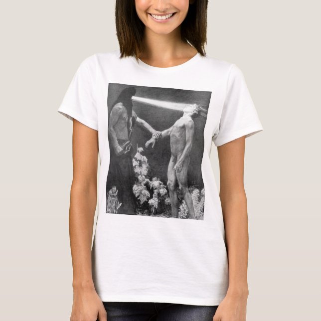 Camiseta Sascha Schneider - Hypnosis Vintage - oculto alemã (Frente)