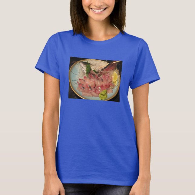 Camiseta Sashimi 刺身 ... Comida Japonesa (Frente)
