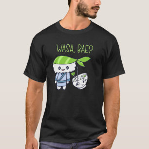 Camiseta Sashimi Comida Japonesa Wasa Bae Salmão Sushi