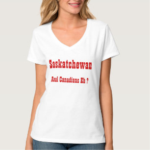 Camiseta Saskatchewan canadenses reais