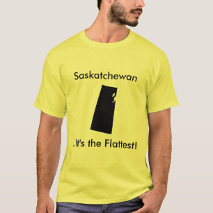 Camiseta Saskatchewan. É a mais lisa!