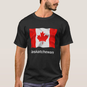 Camiseta Saskatchewan - t-shirt escuro básico