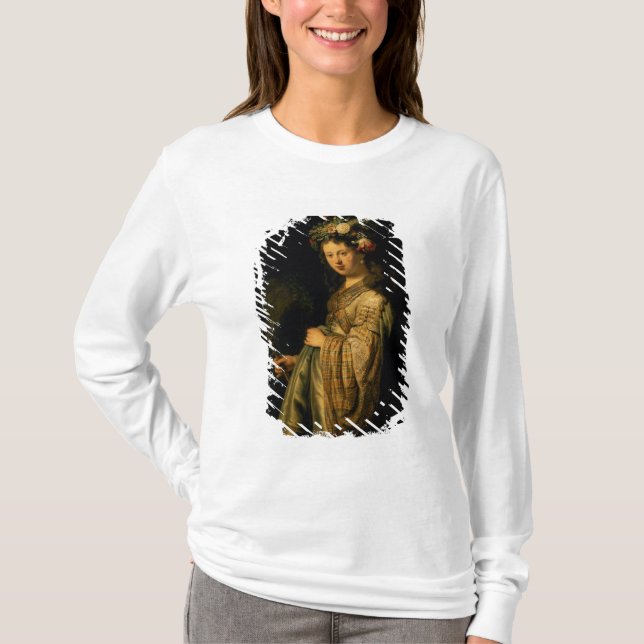 Camiseta Saskia como a flora, 1634 (Frente)