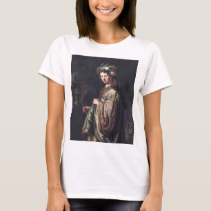 Camiseta Saskia van Uylenburgh como Flora, Rembrandt, 1634