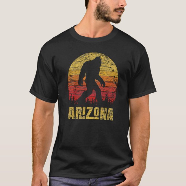 Camiseta Sasquatch Az Arizona Grand Canyon State ao ar livr (Frente)