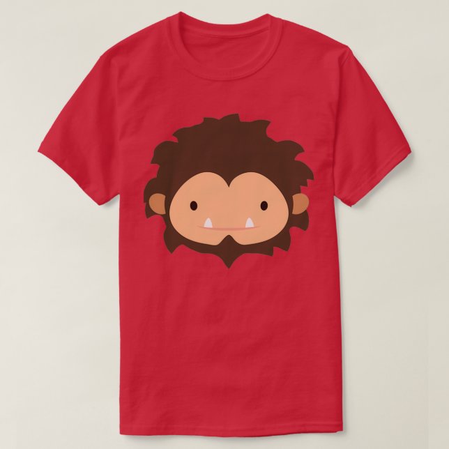 Camiseta Sasquatch Big Head 3 (Frente do Design)