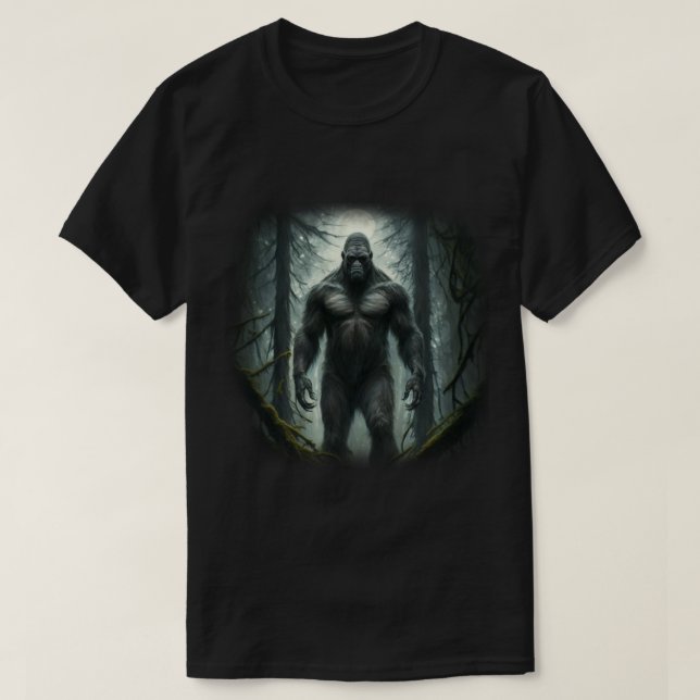 Camiseta Sasquatch Bigfoot (Frente do Design)