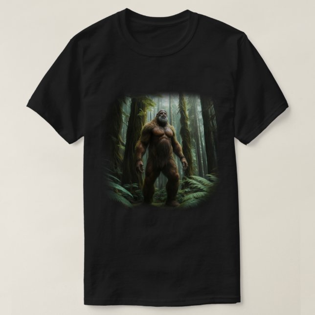 Camiseta Sasquatch Bigfoot (Frente do Design)