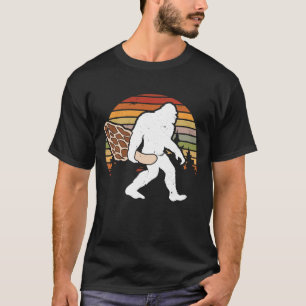Camiseta Sasquatch Bigfoot Morels Mycologia Mushroom Morel