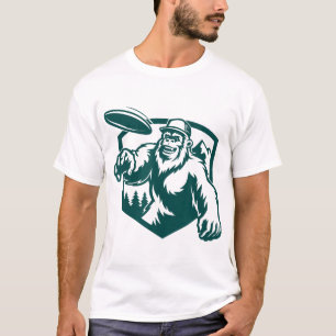 Camiseta Sasquatch Disc Golf Disc Golf ao Ar Livre Dge Bigf